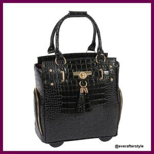 Rolling Laptop Briefcase Wheeled Office Travel Computer Case Professional